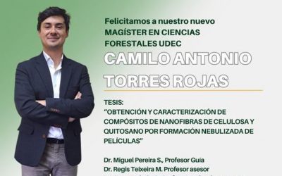 Camilo Antonio Torres Rojas es nuestro nuevo Magíster en Ciencias Forestales