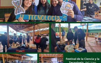 La Facultad de Ciencias Forestales participó en el Festival de la Ciencia y la Tecnología  del Liceo Bicentenario De Excelencia Polivalente San Nicolás En la oportunidad se presentó material relacionado con sub productos de madera y sus aplicaciones prácticas y se dieron a conocer las tres carreras de la Facultad: Ingeniería Forestal, Ingeniería en Biotecnología Vegetal e Ingeniería en Conservación de Recursos Naturales. Si participaste en el Festival de Ciencia y Tecnología del Liceo Bicentenario San Nicolás y deseas conocer nuestra Facultad, escríbenos por interno, cuéntanos tu área de interés y podemos coordinar un encuentro con alguno de nuestros profesores en su laboratorio.