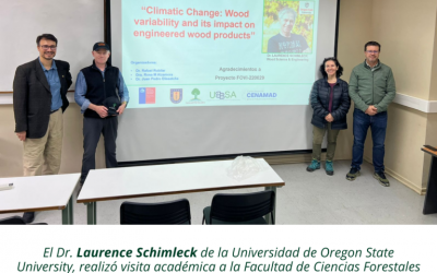 El Dr. Laurence Schimleck de la Universidad de Oregon State University, realizó visita académica a la Facultad de Ciencias Forestales