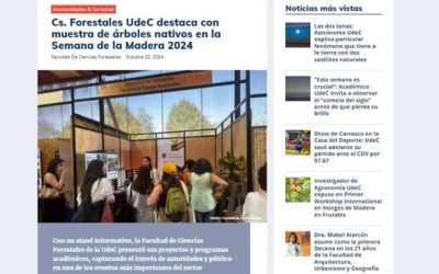 Facultad presentó árboles nativos, semillas y material de Biotecnología en la Semana de la Madera