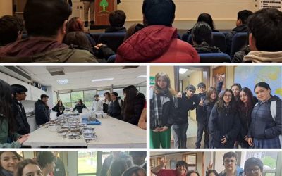 Comité Científico Estudiantil de Biotecnología Vegetal recibe a estudiantes del Colegio Etchegoyen de Talcahuano