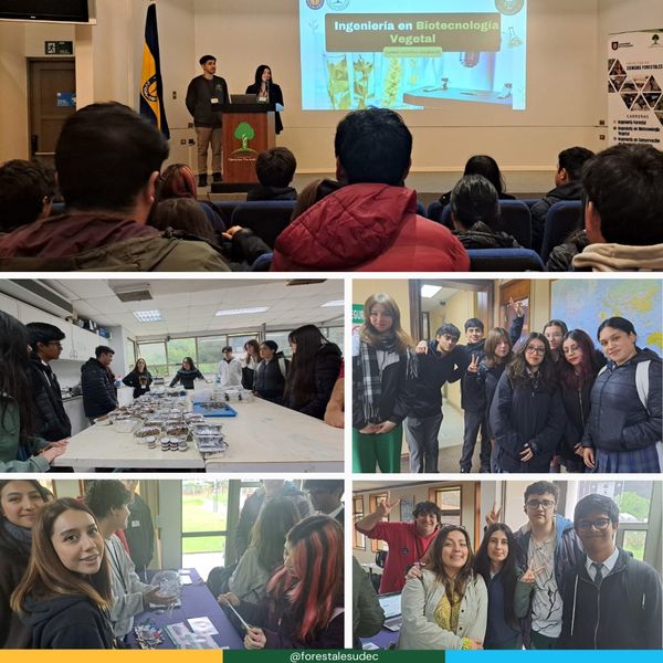 Comité Científico Estudiantil de Biotecnología Vegetal recibe a estudiantes del Colegio Etchegoyen de Talcahuano